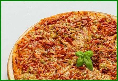 Пицца Мясной пир 357 гр 25 см