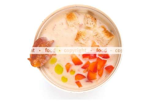Сырный суп с беконом, 250/5 гр.