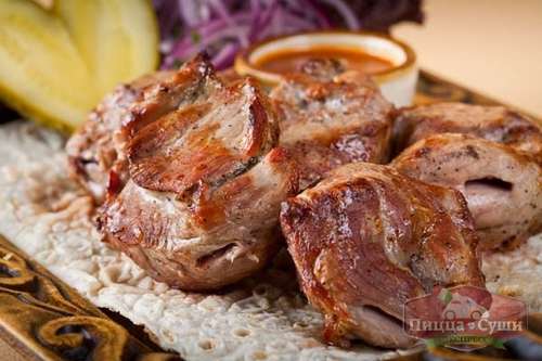 Шашлык из шеи, свинина за 100 гр