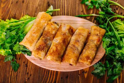 Блины с мясом и рисом 0.09 кг.