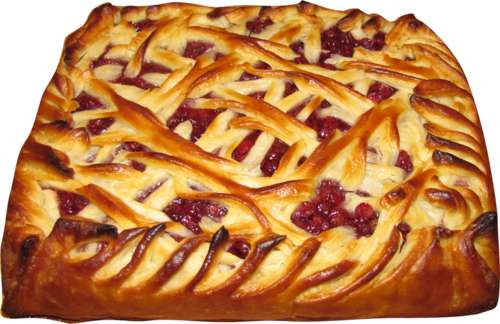 Пирог с брусникой
