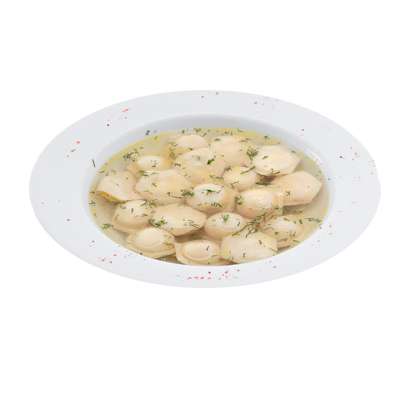 Пельмени с курицей отварные 1/240/150
