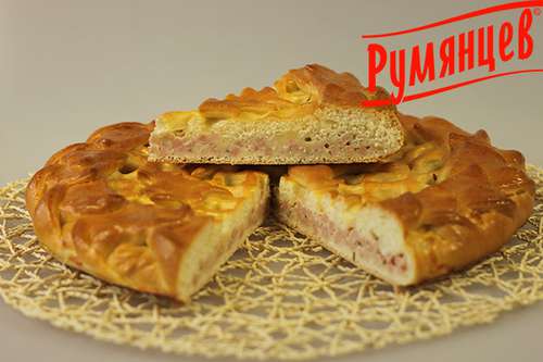 Пирог с ветчиной и сыром 1200 г