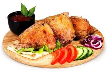 Шашлык из куриных бедрышек