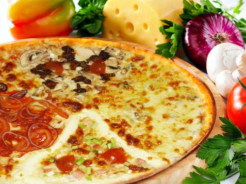 Пицца Четыре вкуса от шефа 42 см (1050 гр.)