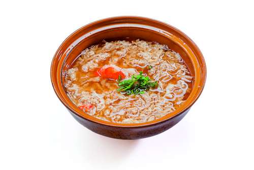Суп с мясом Краба и рисом