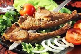 Шашлык из корейки барана 280 г.
