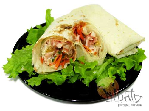 Шаурма с копчёной курицей 230 гр.