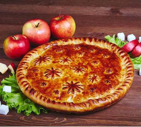 Русский пирог с яблоками 1000 гр
