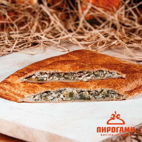 Пирог с яйцом и зеленым луком