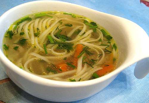 Лапша куриная