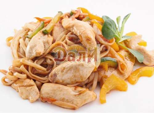Лапша Удон с курицей и овощами 300 гр