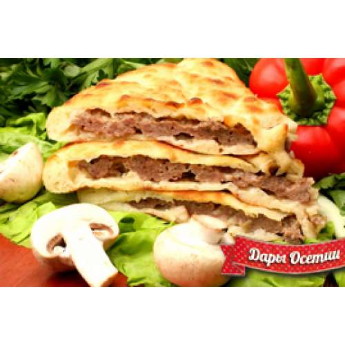Пирог с мясом (по выбору) и грибами 1000 гр
