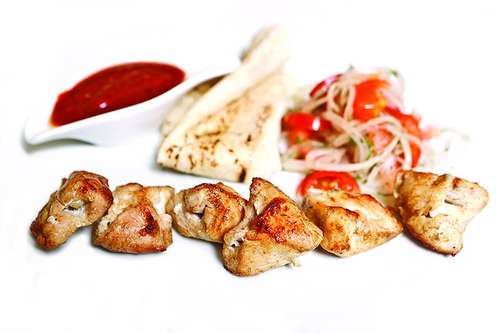 Шашлык куриный(филе бедра), 180/30 г.