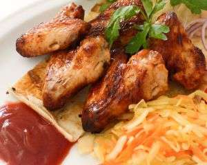 Шашлык из куриных крылышек
