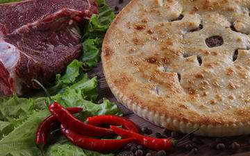 Пирог с мясом ø 30 см. 900 г.