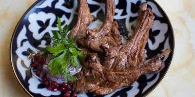 Маринованный шашлык из бараньей корейки, п/ф (1 кг)