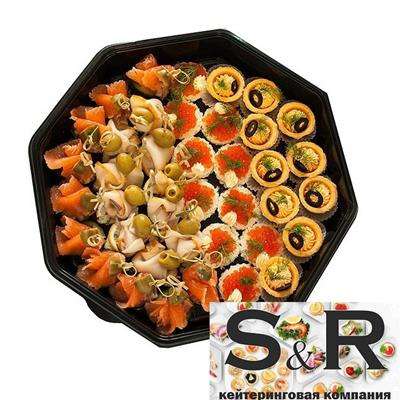 №8 канапе рыбные 40 шт. / вес 750 г