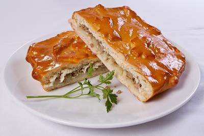 Пирог с мясом и картофелем 1 кг.
