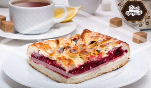 Пирог с брусникой 0,25 кг