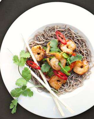 Wok с тигровыми креветками 250 гр.