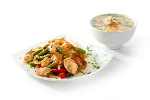 Бизнес-ланч Куриный 550 гр.