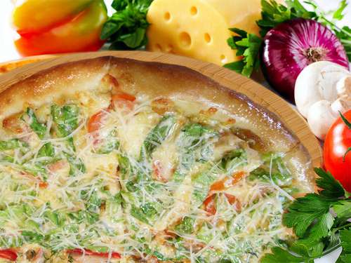 Пицца Цезарь с курицей 33 см (700 гр.)
