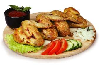 Шашлык из куриных крылышек