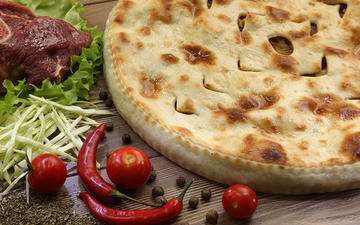 Пирог с мясом и капустой ø 30 см. 900 г.