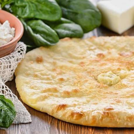 Осетинский пирог со шпинатом и сыром