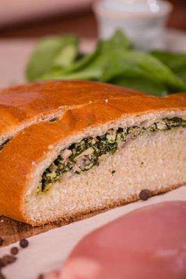 Пирог с курицей и шпинатом 500 г.