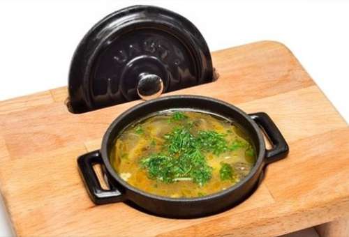 Домашний суп-лапша с куриной грудкой и грибами  300 г