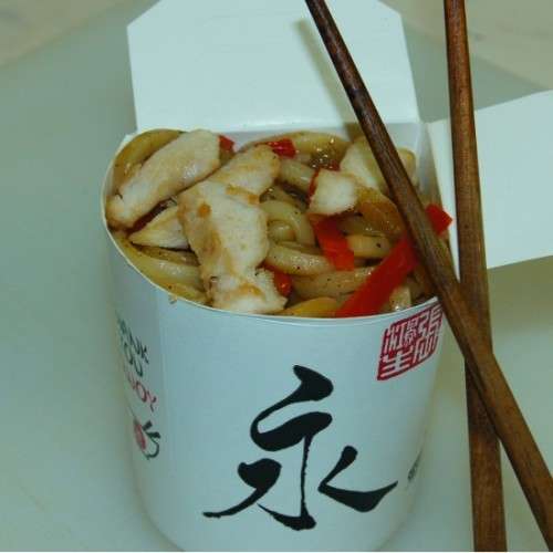 Лапша wok Удон с курицей