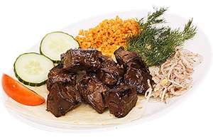 Шашлык из баран.печени 150 гр.