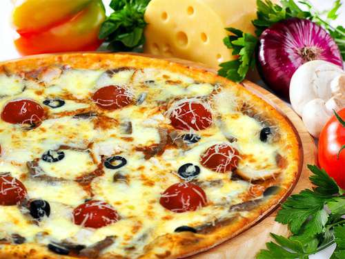 Пицца Мясная 33 см (665 гр.)