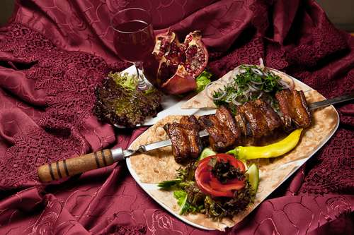 Шашлык из свинины по-кавказски