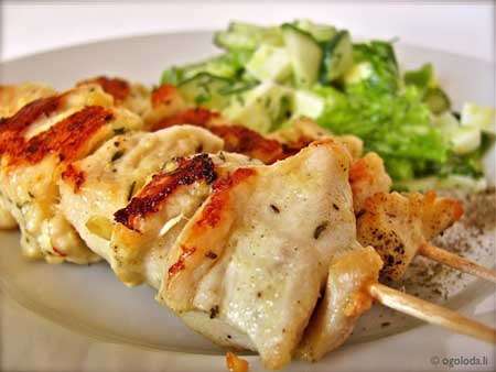 Шашлык куриный (филе) 150 гр