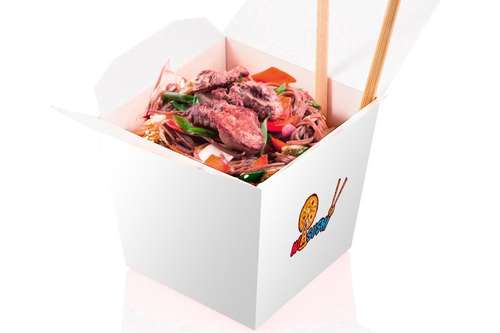 Wok Соба с говядиной, 270 гр.