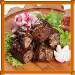 Шашлык из куриных сердец 150 г.
