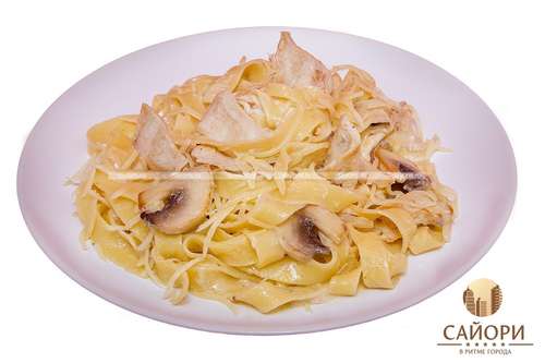 Паста с курицей и грибами 350 гр