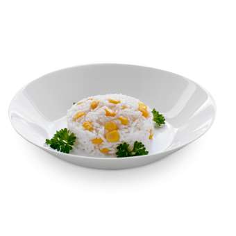Отварной рис со сладкой кукурузой 170 гр.
