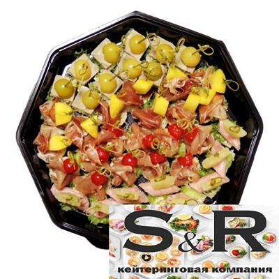 №7 мясные канапе 40 шт. / выход 800 г