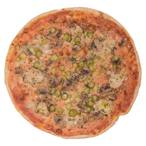 Пицца с курицей и грибами 610 гр