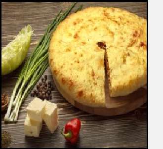 Пирог с картофелем и жареным луком.