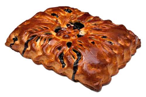 Пирог с черникой
