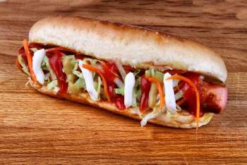 Хот Дог с квашеной капустой