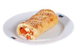 Пицца-рулет Стромболи с пепперони и грибами