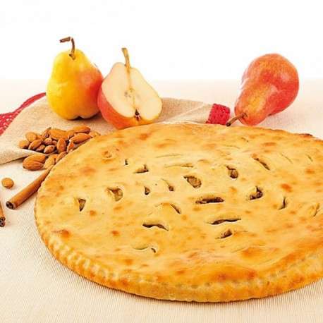 Осетинский пирог с грушами