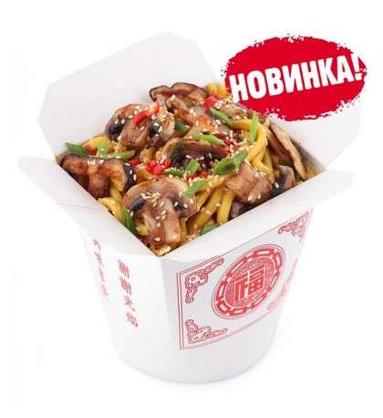Лапша Wok - Овощи с грибами соусе