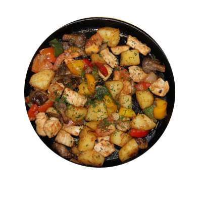 Горячая мясная сковородка 1/325